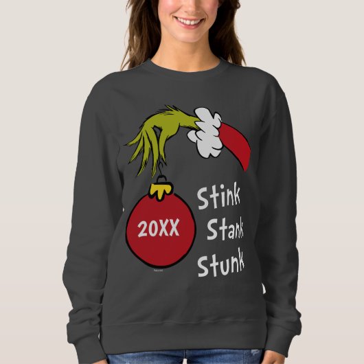 Sweatshirt Grinch | Ça pue Ça schlingue Ça croupit (Devant)