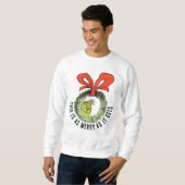 Sweatshirt Grinch | C'est aussi joyeux que ça peut l'être (Devant entier)