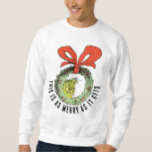 Sweatshirt Grinch | C'est aussi joyeux que ça peut l'être (Devant)
