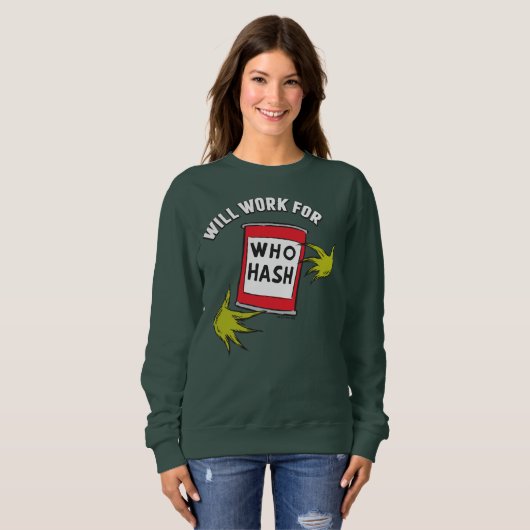 Sweatshirt Grinch classique | Fonctionnera pour le devis de h (Devant entier)