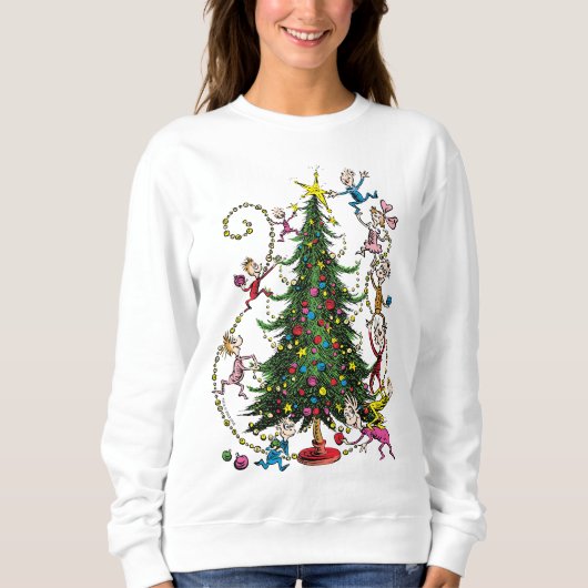 Sweatshirt Grinch Classique | Sapin de Noël (Devant)