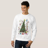 Sweatshirt Grinch Classique | Sapin de Noël (Devant entier)