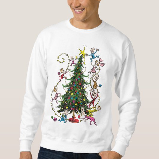 Sweatshirt Grinch Classique | Sapin de Noël (Devant)