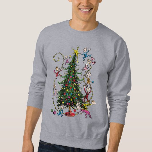 Sweatshirt Grinch Classique | Sapin de Noël (Devant)