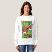 Sweatshirt Grinch | Graphique de Bande Dessinée (Devant entier)