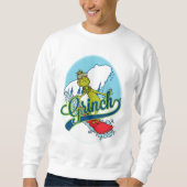 Sweatshirt Grinch Snowboard (Devant)