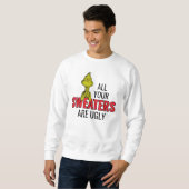 Sweatshirt Grinch | Tous tes pulls sont moches (Devant entier)