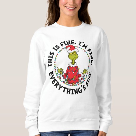 Sweatshirt Grinch | Tout va bien (Devant)