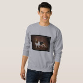 Sweatshirt gris de Milo (Devant entier)
