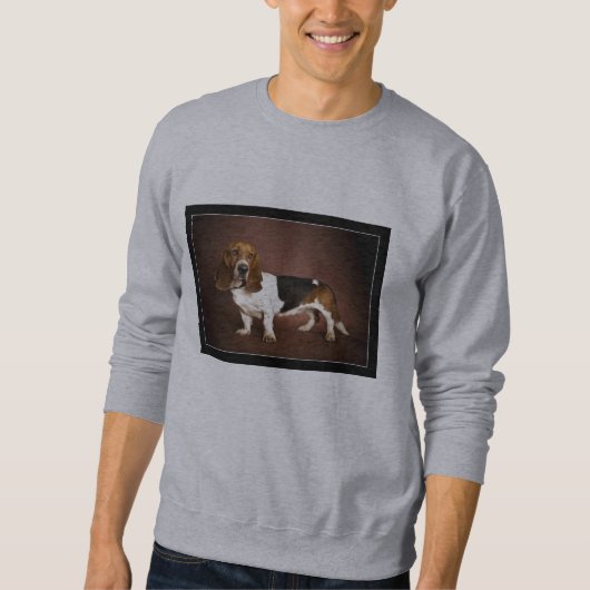 Sweatshirt gris de Milo (Devant)