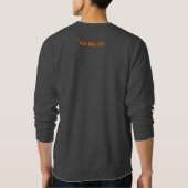 Sweatshirt gris-foncé d'encolure ras du cou (Dos)