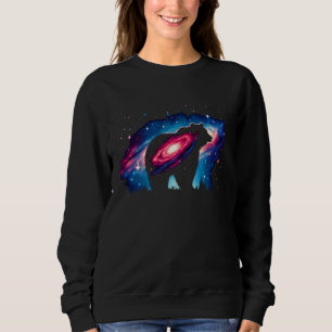 Sweatshirt Grizzli cosmique cool Ours Galaxie Graphique Art s