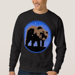 Sweatshirt Grizzly Bear en hiver - Art original de la faune