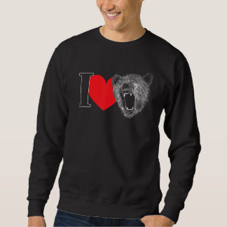 Sweatshirt Grizzly Porter Tee Pour Femmes Hommes Maman Papa S