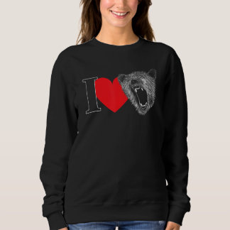 Sweatshirt Grizzly Porter Tee Pour Femmes Hommes Maman Papa S