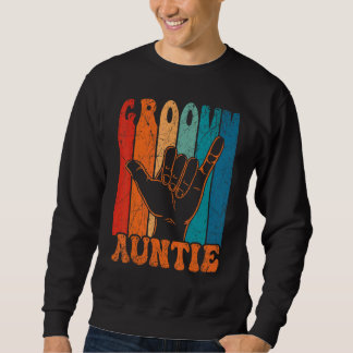 Sweatshirt Groovy Auntie 70s Aesthetic Nostalgia 1970's Retro