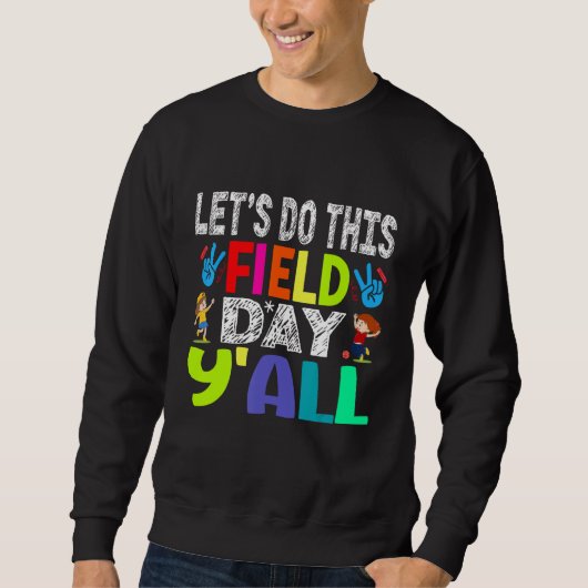 Sweatshirt Groovy It s Field Day Vibes   For Teacher Kid 2023 (Devant)