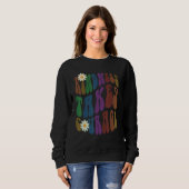 Sweatshirt Groovy KINDNESS TAKES COURAGE Retro Anti Bullying (Devant entier)