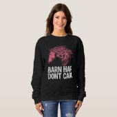 Sweatshirt Gros Cheveux Pas De Soins Animal Cheval Equestre (Devant entier)