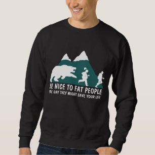 Sweatshirt Gros hommes offensifs de plaisanterie