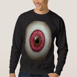 Sweatshirt Gros Oeil Rouge Creepy Effrayant Yeux Costume Hall