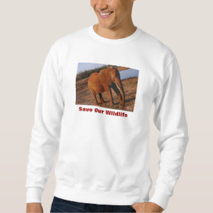 Sweatshirt Gros Rouge Sauvons notre faune