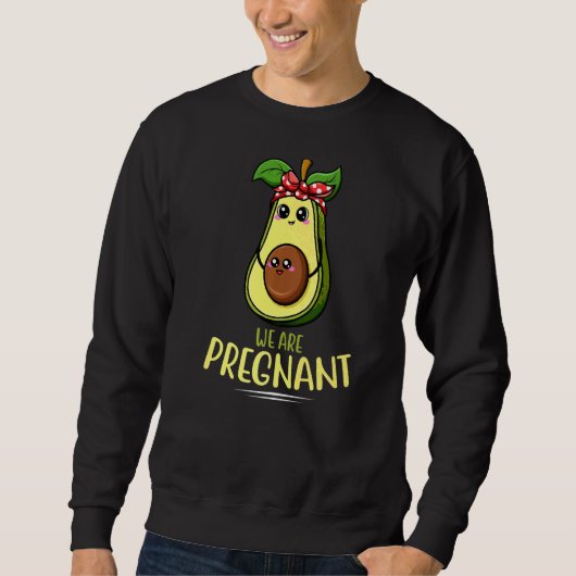 Sweatshirt Grossesse d'Avocado mère enceinte Mamacado (Devant)