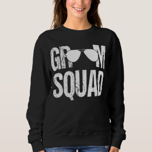 Sweatshirt Groupe de garçons d'honneur assortis Enterrement d