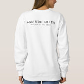 Sweatshirt Groupe de Mariage occidental Bachelorette (Dos)