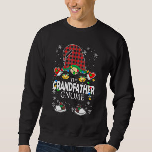 Sweatshirt Groupe de Noël de gnome grand-père de famille appa