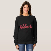 Sweatshirt Groupe Flamant rose (Devant entier)