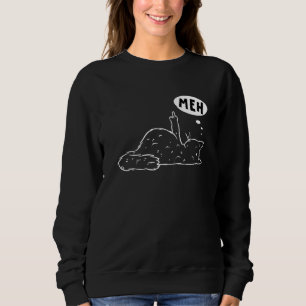 Sweatshirt Grumeux têtu Chat moyen doigt Kitty malédiction Me