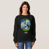 Sweatshirt Grumpysaurus Rex Descendre De Ma Pelouse Dinosaur (Devant entier)