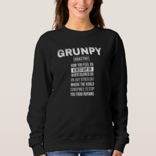 Sweatshirt Grunpy Run Funny Running Marathon Running 10k