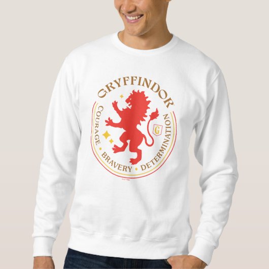 Sweatshirt GRYFFINDOR™ Red Lion House Pride Badge (Devant)