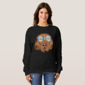 Sweatshirt Guatemala Flag Wirehaired Vizsla Dog Guatemala Poc (Devant entier)