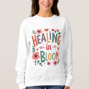 Sweatshirt Guérison en fleurs Docteur Ressort Floral Médicale