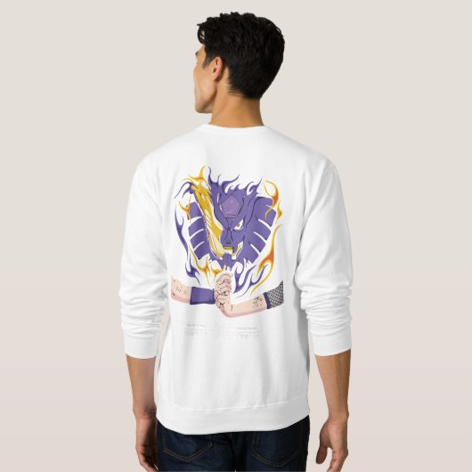 Sweatshirt 🌀Guerrier Céleste & Esprit à Neuf Queues (Dos entier)