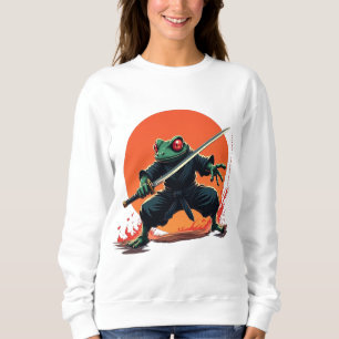 Sweatshirt Guerrier de grenouille Ninja - Anime de Samurai Ka