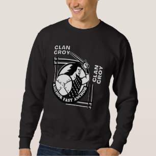 Sweatshirt Guerrier de la devise gaélique du clan Croy