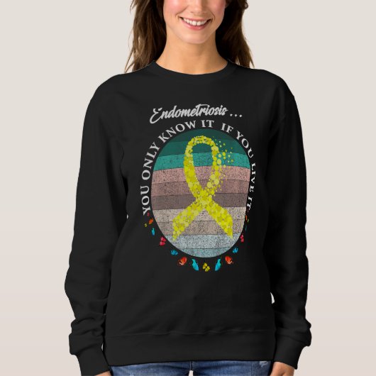 Sweatshirt Guerrier de l'endométriose 2 (Devant)