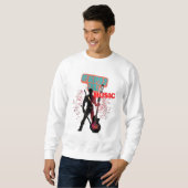 Sweatshirt Guerrier de musique (Devant entier)