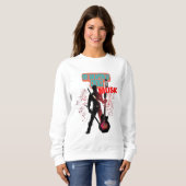 Sweatshirt Guerrier de musique (Devant entier)