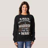 Sweatshirt Guerrier de remplacement du genou 1 (Devant entier)
