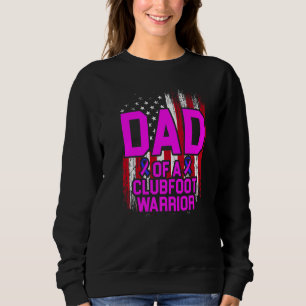 Sweatshirt Guerrier de sensibilisation Clubfoot Papa Ctev Tev