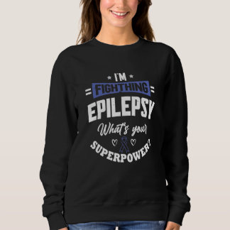 Sweatshirt Guerrier Épileptique & Ruban Violet pour la Sensib
