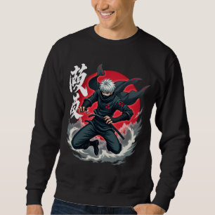 Sweatshirt Guerrier épique Ninja - Japonais Samurai Anime Shi
