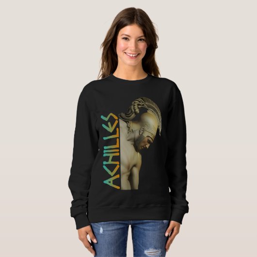 Sweatshirt Guerrier grec d'Achille (Devant entier)