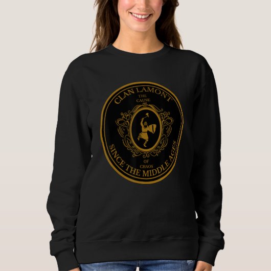 Sweatshirt Guerrier Lamont Clan Écossais (Devant)
