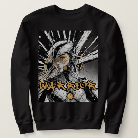 Sweatshirt guerrier manga (Design devant)